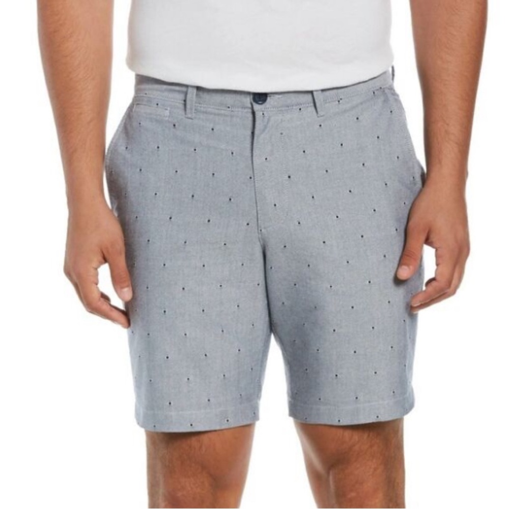 Original penguin - men’s slim Oxford short light‎ blue cotton blend size 30